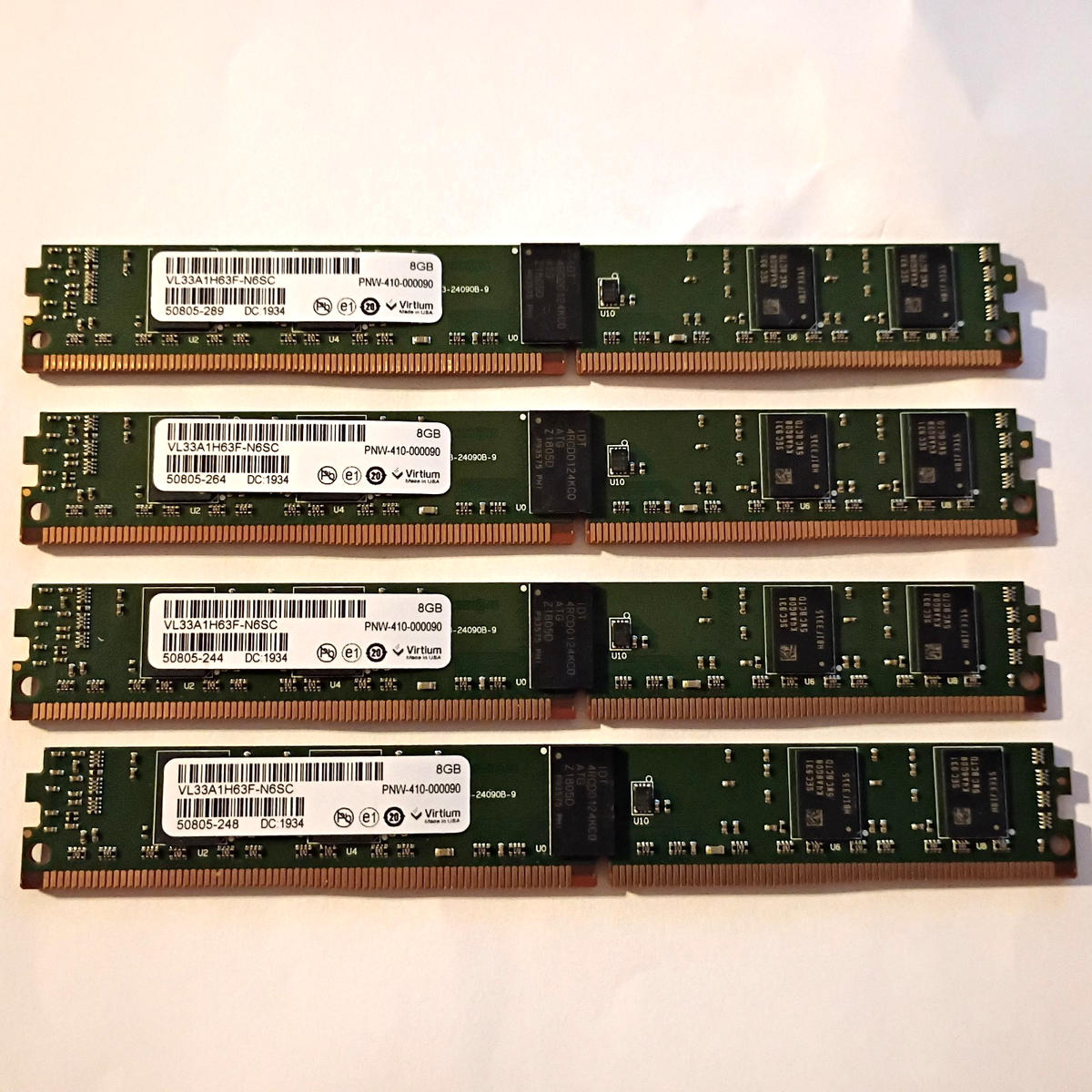 VIRTIUM 32GB (4X8GB) PC4 -2133P VL33A1H63F-N6SC ECC PNW-410-000090