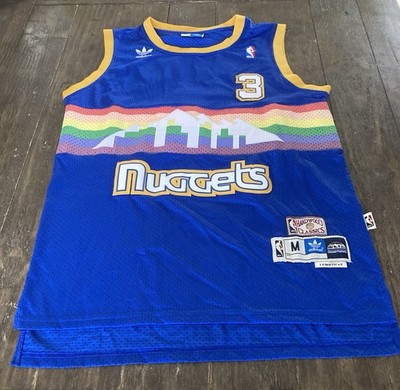Allen Iverson #3 Denver Nuggets NBA Adidas Jersey Size Medium