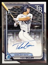THEO GILLEN 2024 1st Bowman Draft - Chrome Prospect RC AUTO #CPA-TG