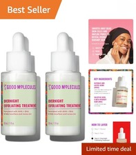 Pack of 2 - Unscented Overnight AHA BHA Exfoliating Treatment for All Skin Types