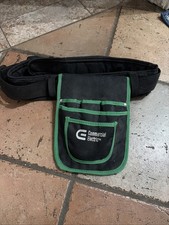 Commercial Electric Electrician's Adjustable Tool Bag Flawed Heavy Duty W Belt