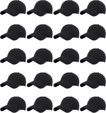 20 Pack Baseball Cap Blank Trucker Hats Bulk Wholesale Hats Adjustable Plain for