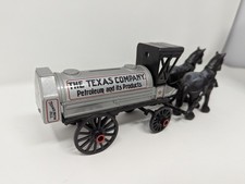 Texaco 1991 Horse Drawn Tank Wagon Bank Ertl Edition 8 Diecast