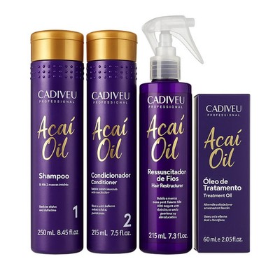 Cadiveu Professional Açaí Oil Full Hair Restore Kit