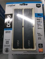 Crucial CP2K48G56C46U5 - DDR5 - kit - 96 GB: 2 x 48 GB - DIMM 288-pin - 5600 MHz