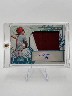 2024 Leaf Trinity Wehiwa Aloy Rookie Patch Auto /49 - Orioles/Razorbacks