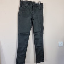 White Company White Label Coated Jeans Size Uk 10 Symons Fit Skinny 28in 30in