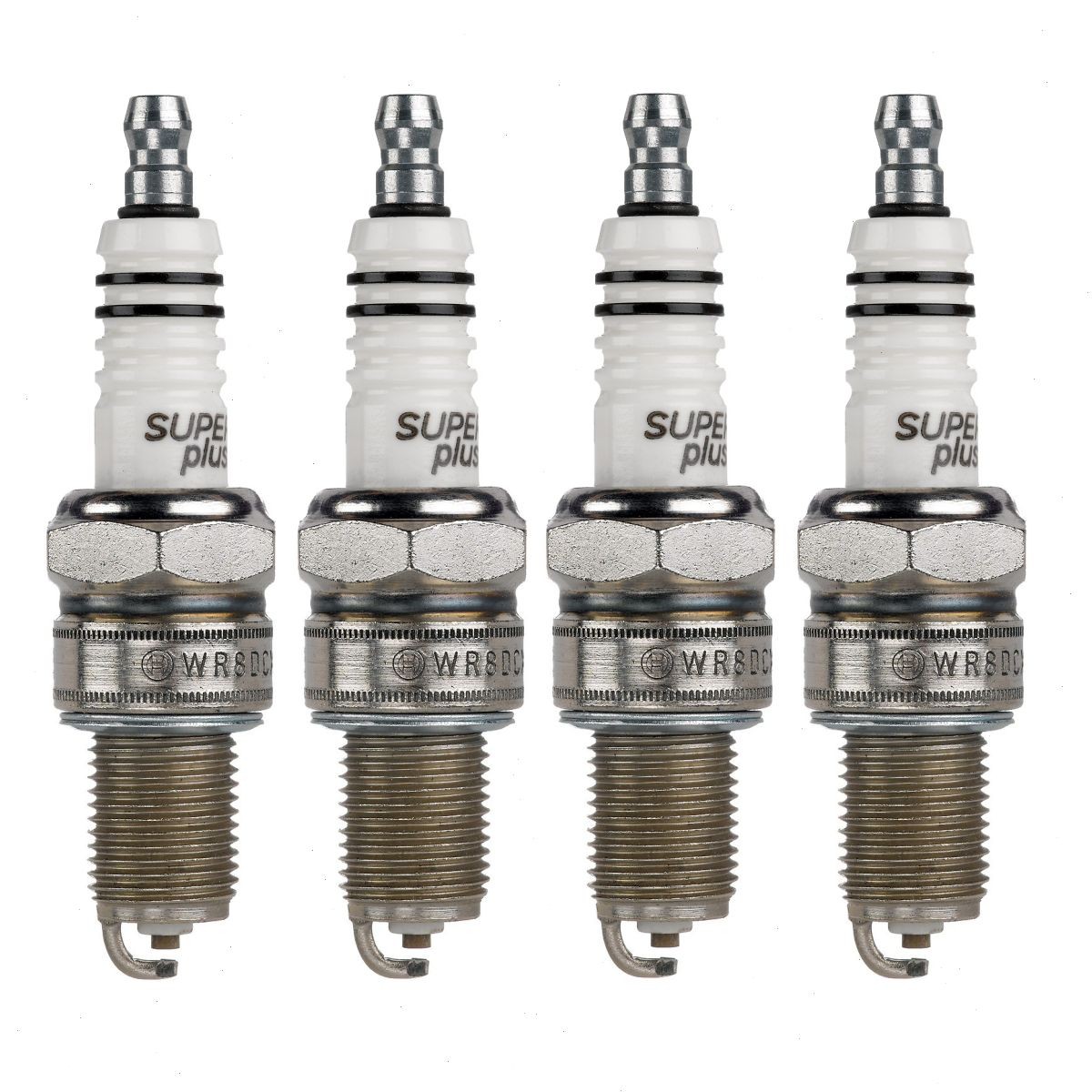 4 pc Bosch Nickel Copper Spark Plugs for 1980 Subaru Standard 1.6L H4 op