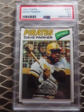 1977 Topps Baseball  Card #270 Dave Parker Pittsburg Pirates HOF