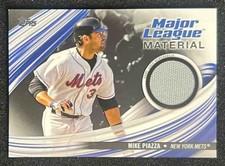 2023 Topps Mike Piazza Major League Material Relics Black /199 #MLM-MP MEM Mets
