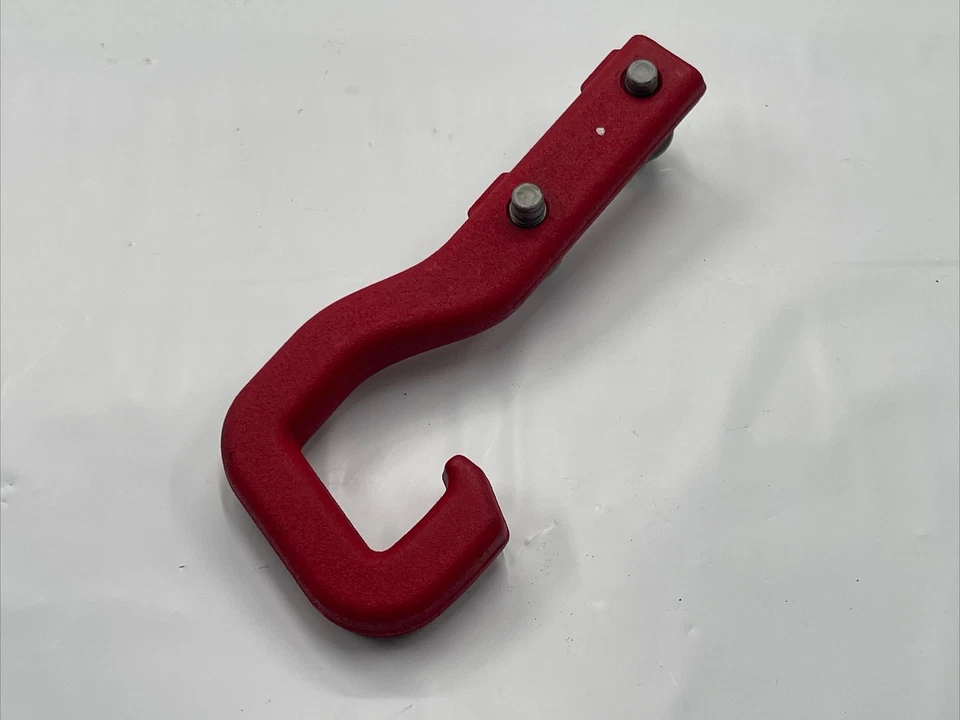 Gancho de remolque trasero rojo Jeep Compass 2017 2018 2019 2020 2021 2022 2023 OEM Foto 2 de 4