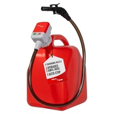 Fuel Transfer Pump for Gas and Diesel with Auto-Stop Sensor and 39" Vinyl Hose