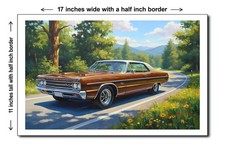 1970 Plymouth Fury - 11x17 Poster Art Print