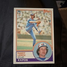 Topps 1983 Randy Lerch Montreal Expos MLB Baseball Sports Trading Card #686