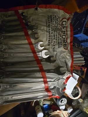 GEDORE 11 PIECE SAE COMBINATION WRENCH SET 3/8'' - 1'' DROP FORGED - NOS 