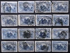 US Stamp Collection 1893 1c Columbian Exposition Lot of 16 Scott # 230 Used