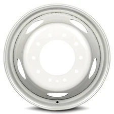 Genuine OEM Wheel For 2005-2025 Ford F-550 19.5 Inch White Steel Rim