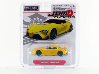JADA 1:64 METALS JDM TUNERS TOYOTA FT-1 CONCEPT DIECAST CAR MODEL 98784 YELLOW