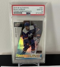 2019 SP Authentic Noah Dobson Young Guns Acetate PSA 10 Gem POP 3