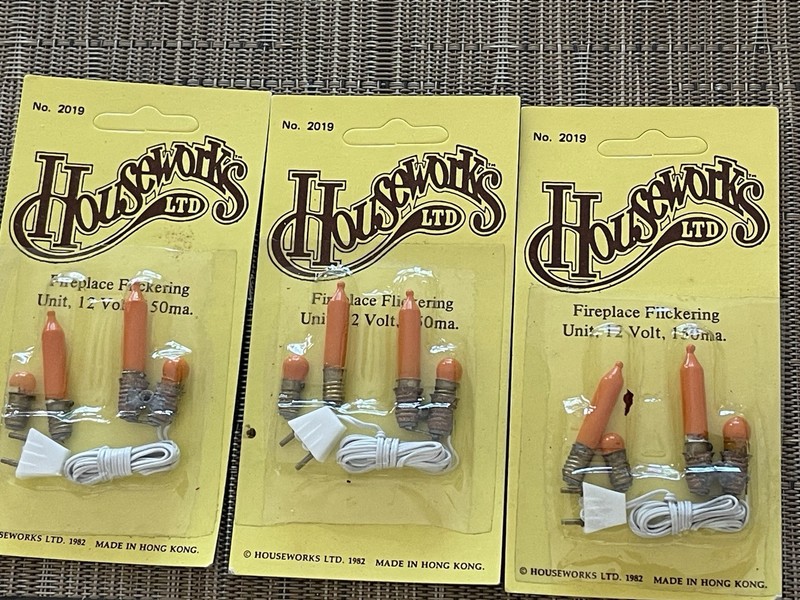 3 Sets dollhouse miniatures 1:12 Lights