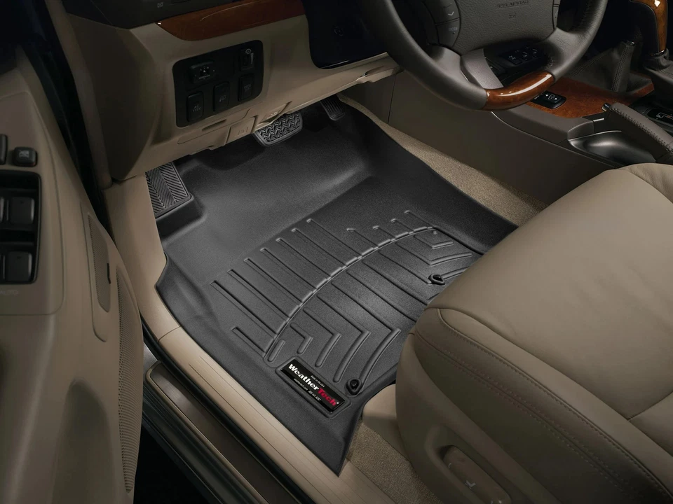WeatherTech FloorLiner para 2003-2009 Lexus GX - 1ª linha, preto - Imagem 2 de 4