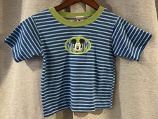 Vintage 90s Mickey Mouse Striped Shirt Mickey For Kids Tag Made In USA Size 7