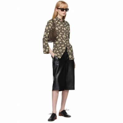 Nanushka Oava Floral Fitted Blouse.