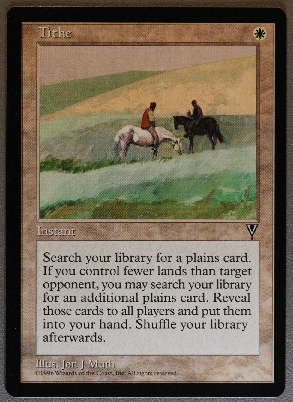 Tithe - MTG - Visions - Magic: The Gathering