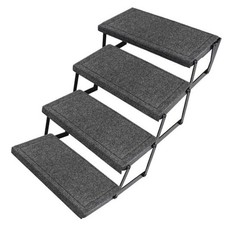 RV Step Covers,18" Wide Camper Step - 4 Pack - 18" Wide for Straight Step - Grey