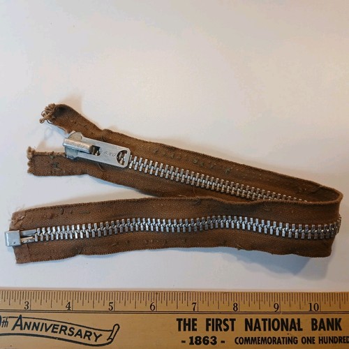 Heavy Talon ZIPPER Metal VINTAGE JACKET Separating OPEN END 20" 