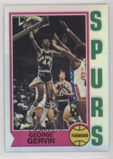 1996-97 Topps Stadium Club Finest Reprints Refractor George Gervin #18 HOF 12fj