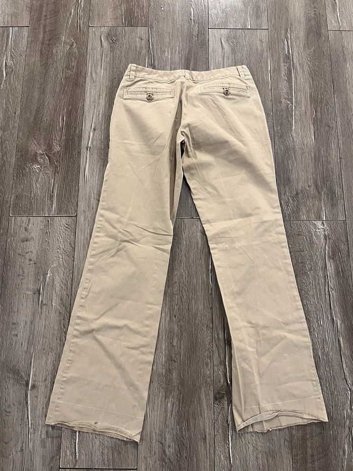 Banana Republic Sloan Fit 双弹力休闲裤。 棕褐色女式 10 码 — 第 4/4 张图片