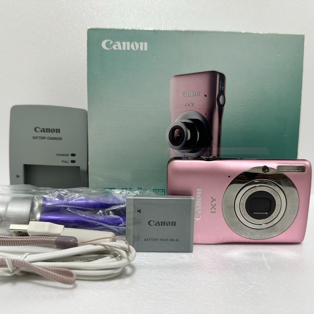 Excellent] Canon IXY 200F PINK PowerShot Digital Camera working