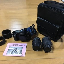 Canon EOS 1000QD Film Camera with Sigma Zoom Lenses 28-70mm 70-210mm