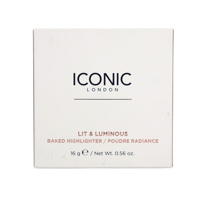 ICONIC LONDON Lit & Luminous Baked Highlighter - Universal - 0.56 oz