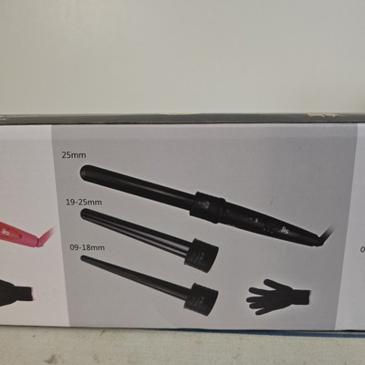 DoDo Interchangeably Curling Wand 3-1 Brand New
