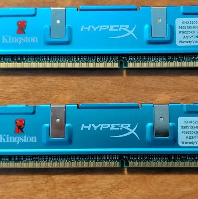 Kingston KHX3200AK2/1G HyperX 1GB Kit (2 X 512MB) PC3200 DDR-400MHz non-ECC 