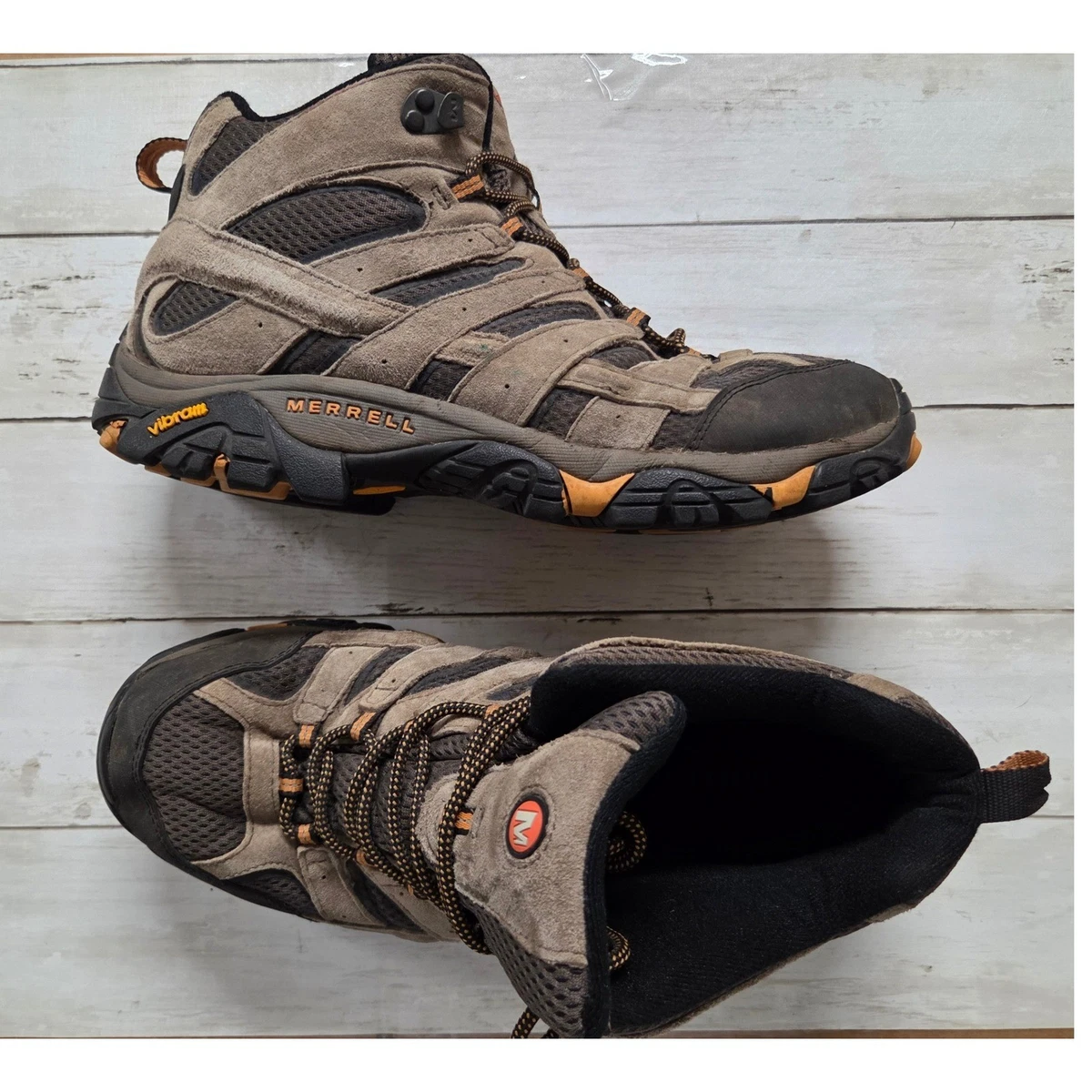 Merrell Men’s Brown Stone Boots Size 10.5 Merrell Men main image 2