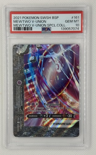 Mewtwo V-UNION graded PSA 10 for sale on eBay