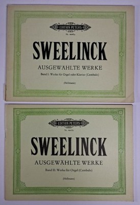 Noten: Ausgewählte Werke Band I+II, J.P. Sweelinck, 2 Bände, Edition Peters 4645