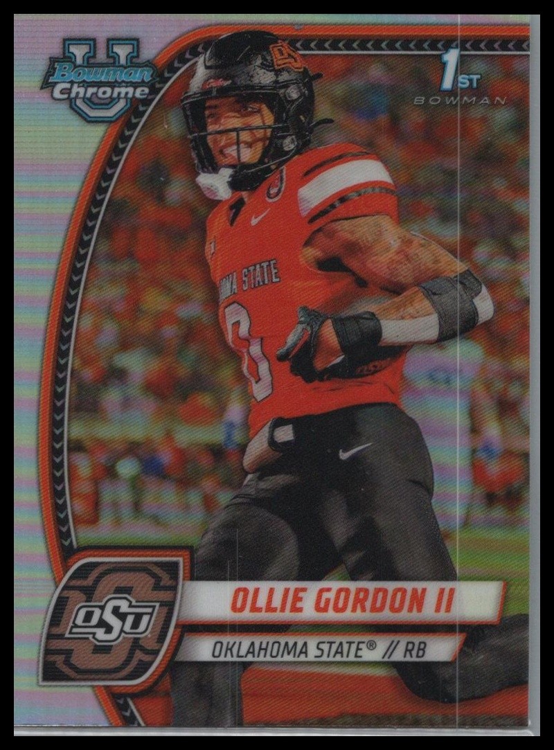 2024 Bowman University Chrome #197 Ollie Gordon II Refractor