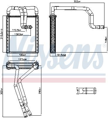 Nissens 707326 WäRmetauscher, Innenraumheizung FüR Hyundai-image