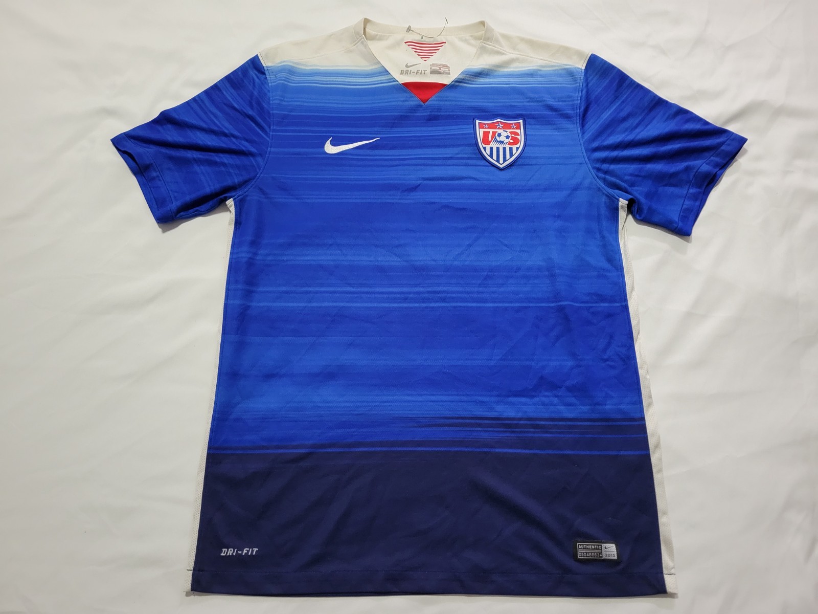 VTG 2014 2015 USMNT USA US AWAY NIKE MEDIUM M JERSEY SHIRT SOCCER WORLD CUP S