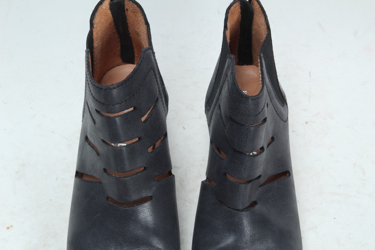 Aquatalia Men\'s Navy Cutout Leather Oxfords Navy Blue Mens Wholecut Oxfords main image 2