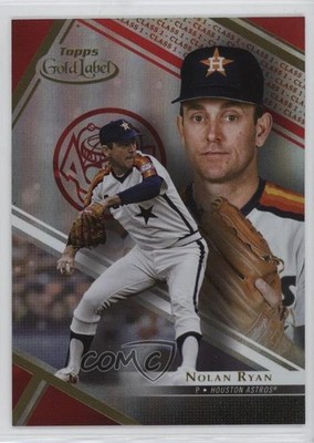 2021 Topps Gold Label Class 1 Red 17/75 Nolan Ryan #9 HOF 0z0n