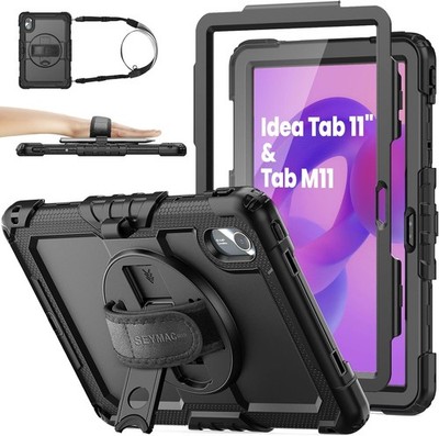 Lenovo Idea Tab 11'' Case with 360° Stand & Drop-Proof Cover, Black