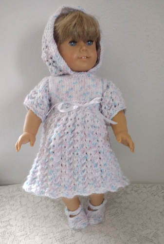 Doll Clothes Handmade Dress set for vintage Tiny Tears 16" 18" fit baby 17" 20" - Picture 4 of 23