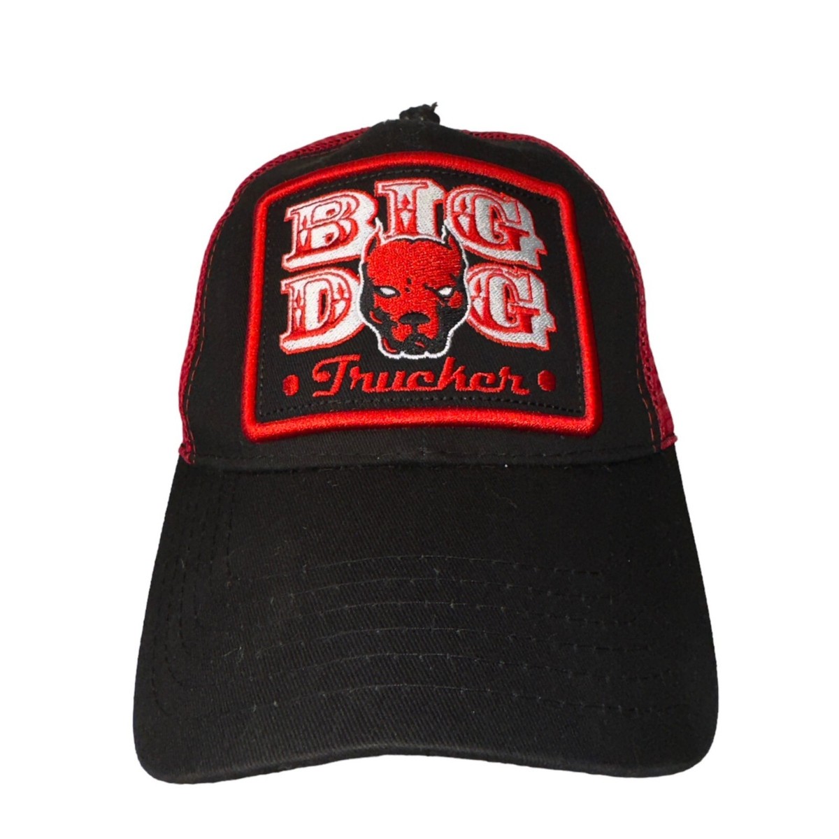 Requisite Rebirth Big Dog Trucker Trucker Style Snapback Hat Black