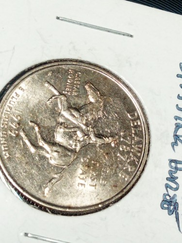 Mint Error Coin 1999 p Delaware Strike Error - Picture 11 of 13