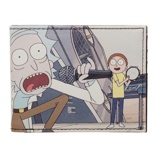 adult swim rick and morty get schwifty all over print bifold